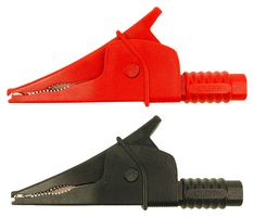 CLIFF ELECTRONIC COMPONENTS FCR79900RB Crocodile Clip, Set, 20 A, 28mm, Black, Red