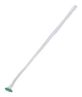 HARWIN G125-FC12005F1-0450L Cable Assembly, Black / Green, Gecko Screw Lock Receptacle to Free End, 20 Ways, 1.25 mm, 2 Row
