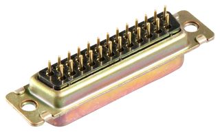 AMP - TE CONNECTIVITY 1218124-4 D Sub Connector, Standard, Plug, AMPLIMITE 109, 37 Contacts, DC, Solder