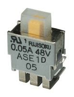 NIDEC COMPONENTS ASE1D-6M-10-Z Slide Switch, Hyper-miniature, SPDT, On-On, Through Hole, ASE Series, 50 mA, 60 V