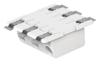 WAGO 2070-543/998-406 Wire-To-Board Terminal Block, 6.5 mm, 3 Ways, 24 AWG, 18 AWG, 0.75 mm², Clamp