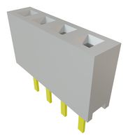 SAMTEC MMS-104-01-L-SV PCB Receptacle, Board-to-Board, Wire-to-Board, 2 mm, 1 Rows, 4 Contacts, Through Hole Mount