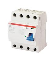 ABB F204BS-40/0.3 Circuit Breaker, System pro M compact F200, 230 V, 40 A, 4 Pole