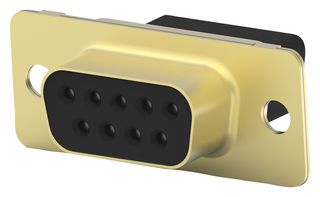 TE CONNECTIVITY - AMP 205203-8 D Sub Connector Housing, 9 Ways, D Sub, DE, AMPLIMITE HDP-20, Receptacle, Steel Body