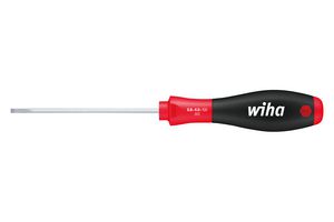 WIHA 00691 Screwdriver, Slotted, 3.5 mm Tip, 100 mm Blade, 204 mm Overall, SoftFinish Series