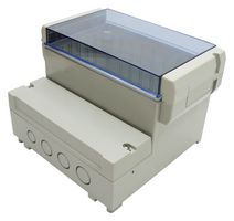 MULTICOMP PRO MC003606 Plastic Enclosure, Dual Compartment, ABS, Polycarbonate, 161 mm, 166 mm, 121 mm, IP65