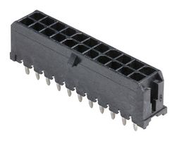 MOLEX 43045-2213 Pin Header, Wire-to-Board, 3 mm, 2 Rows, 22 Contacts, Through Hole Straight
