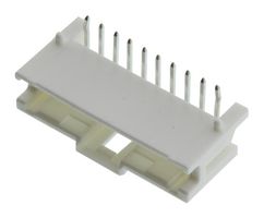 MOLEX 55935-1010 Pin Header, Wire-to-Board, 2 mm, 1 Rows, 10 Contacts, Through Hole Right Angle, MicroClasp 55935