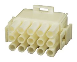 MOLEX 50-84-1150 Connector Housing, Natural, MLX 42021 Series, Plug, 15 Ways, 6.35 mm