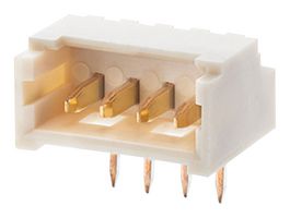 MOLEX 53048-1210 Pin Header, Wire-to-Board, 1.25 mm, 1 Rows, 12 Contacts, Through Hole Right Angle