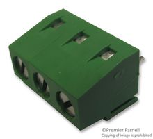 BUCHANAN - TE CONNECTIVITY 282836-3 Wire-To-Board Terminal Block, 5 mm, 3 Ways, 30 AWG, 16 AWG, 1.4 mm², Screw