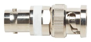 POMONA 4108-14DB RF Fixed Attenuator, BNC Plug to BNC Jack, 14 dB, 1.1MHz to 8GHz, 2 W, 50 ohm, Brass