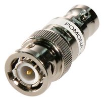 POMONA 4108-6DB RF Fixed Attenuator, BNC Plug to BNC Jack, 6 dB, 1.1MHz to 8GHz, 2 W, 50 ohm, Brass
