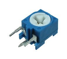 AMPHENOL PIHER SENSORS AND CONTROLS N6S25T0N-504-3030 Trimmer, Single Turn, Carbon, Side Adjust, 500 kohm, Through Hole, 1 Turns