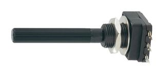 AMPHENOL PIHER SENSORS AND CONTROLS PC16SH-07CP04-103B2020-TA Rotary Potentiometer, 10 kohm, 1 Turns, Logarithmic, 100 mW, ± 20%, PC-16 Series