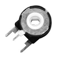 AMPHENOL PIHER SENSORS AND CONTROLS PT15LH05-105A2020-S Trimmer, Single Turn, Carbon, Side Adjust, 1 Mohm, Through Hole, 1 Turns