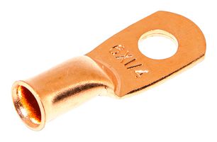 MUELLER ELECTRIC BU-L6-250. Lug Terminal, Crimp, 6 AWG, Compression Lug, M6