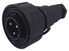 BULGIN LIMITED PX0731/P Circular Connector, Circular Power Connector, Buccaneer Standard Series, Cable Mount Plug