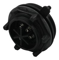 BULGIN LIMITED PX0738/P Circular Connector, Circular Power Connector, Buccaneer Standard Series, Panel Mount Plug