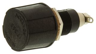 BULGIN LIMITED FX0365 Fuseholder, Panel Mount, 250V, 6.3A, 5 x 20mm, Solder Tags, Screw Cap, Hand Release, IP66, PC1