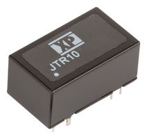 XP POWER JTR1024D12 Isolated Through Hole DC/DC Converter, ITE, DIP, 4:1, 10 W, 2 Output, 12 V