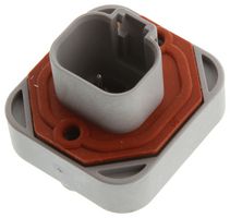 TE CONNECTIVITY - DEUTSCH DT15-4P Automotive Connector, DT Series, Straight Receptacle, 4 Contacts, PCB Pin