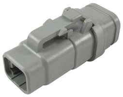 TE CONNECTIVITY - DEUTSCH DTM06-4S-E007 Automotive Connector Housing, DTM Series, Plug, 4 Ways, AMP DTM Series Size 20 Socket Contacts