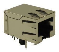 MOLEX 44050-0002 Modular Connector, RJ45 Jack, 1 x 1 (Port), 8P8C, Cat5, Cat5e, Through Hole Mount