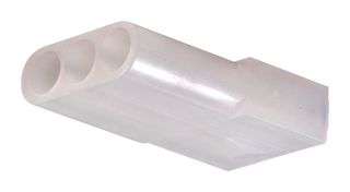 MOLEX 03-09-1030 Connector Housing, Standard .093" 6496 Series, Receptacle, 3 Ways, 5.03 mm