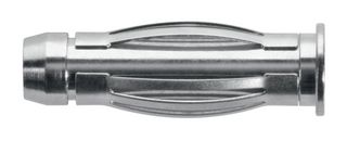 SCHUTZINGER FK 1184 NI Banana Test Connector, Plug, Panel Mount, 32 A, 70 VDC, Nickel Plated Contacts
