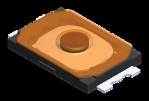 MULTICOMP PRO MP000700 Tactile Switch, Top Actuated, Surface Mount, Round Button, 160 gf, 50mA at 12VDC