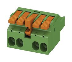 PHOENIX CONTACT 1716930 Pluggable Terminal Block, 7.62 mm, 2 Ways, 6 mm², Push In