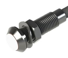 MARL 604-998-21 LED Panel Mount Indicator, Cool White, 12 VDC, 5 mm, 19 mA, 12.3 cd, IP67