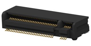 TE CONNECTIVITY 1-2199230-6 Card Edge Connector, Dual Side, 67 Contacts, Surface Mount, Right Angle