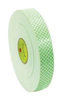 3M 4008 1 IN X 36 YD Foam Tape, Double Sided, Polyurethane, White, 25.4 mm x 32.9 m