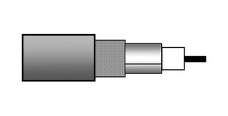 BELDEN H155A01.00B100 Coaxial Cable, RG58/U, 328 ft, 100 m, 5.4 mm, 50 ohm