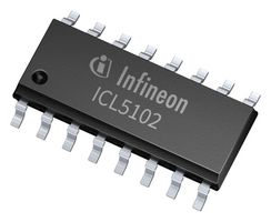 INFINEON ICL5102XUMA2 LED DRIVER, HALF BRIDGE, 1.3MHZ, SOIC-16