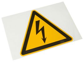 TE CONNECTIVITY ESSW50-105 Label, Warning, 52 mm, 105 mm, PVC, Attention