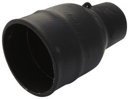 TE CONNECTIVITY - RAYCHEM 222K142-25/86-0 Heat Shrink Boot, Right Angle Lipped, 1.22 ", 31 mm, Black