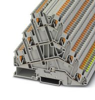 PHOENIX CONTACT 3210542 DIN Rail Mount Terminal Block, Motor, 7 Ways, 26 AWG, 12 AWG, 2.5 mm², Push In, 20 A