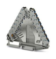 PHOENIX CONTACT 3270225 DIN Rail Mount Terminal Block, 29 Ways, 26 AWG, 14 AWG, 1.5 mm², Push In, 17.5 A