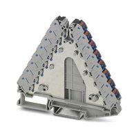 PHOENIX CONTACT 3270227 DIN Rail Mount Terminal Block, 32 Ways, 26 AWG, 14 AWG, 1.5 mm², Push In, 17.5 A