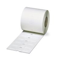 PHOENIX CONTACT 0817523 Label, Thermal Transfer Printable, 10 mm, 25 mm, PVC, White