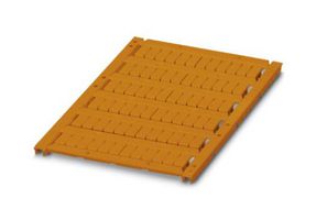 PHOENIX CONTACT 0829155 Terminal Block Marker, Orange, Marker Sheet, Terminal Blocks, Blank (Legend), 5.2 mm, UCT-TM