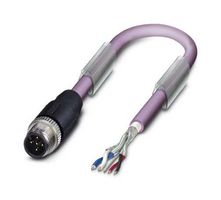 PHOENIX CONTACT 1507421 Sensor Cable, 5P, M12 Plug, Free End, 5 Positions, 2 m, 6.6 ft