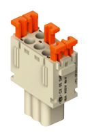 ILME CX05SHF Heavy Duty Connector, MIXO, Insert, 5+PE Contacts, Receptacle, Spring Socket