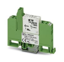 PHOENIX CONTACT 2964393 Power Relay, SPDT, 230 VAC/VDC, 500 mA, EMG Series, DIN Rail, Non Latching