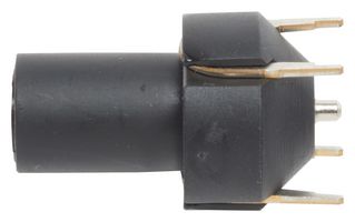 POMONA 73096-0 Banana Test Connector, Jack, PCB Mount, 24 A, 1 kV, Black
