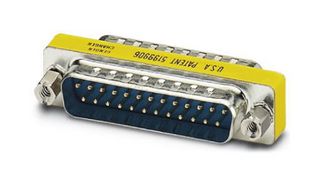 PHOENIX CONTACT 1652693 D Sub Connector Adapter, Standard D Sub, Plug, 25 Ways, Standard D Sub, Plug, 25 Ways