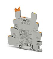 PHOENIX CONTACT 2900445 Relay Socket, DIN Rail, Push In, 24 VDC, PLC-INTERFACE Series